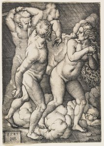 La Expulsión del Paraíso, 1543 de Hans Sebald Beham